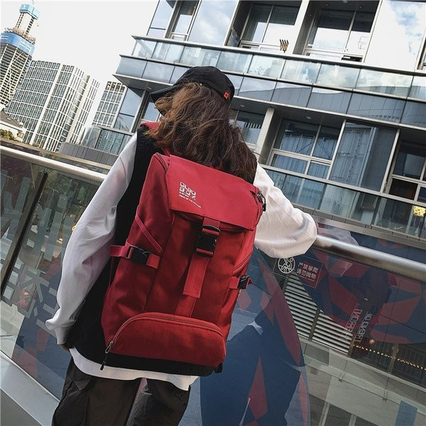 Uut mudelit lukuga meeste tekstiilist seljakott