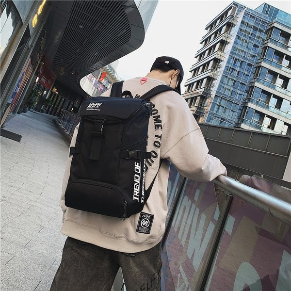 Uut mudelit lukuga meeste tekstiilist seljakott