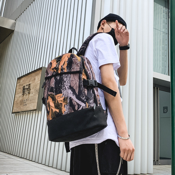 Νέο μοντέλο χρωματιστό ανδρικό σακίδιο με φερμουάρ - κατάλληλο για ταξίδια