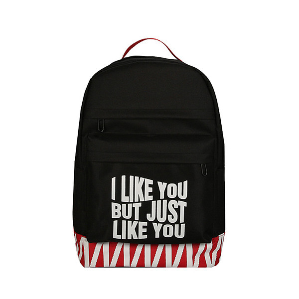 Νέο μοντέλο ανδρικό σακίδιο με επιγραφή και τσέπες