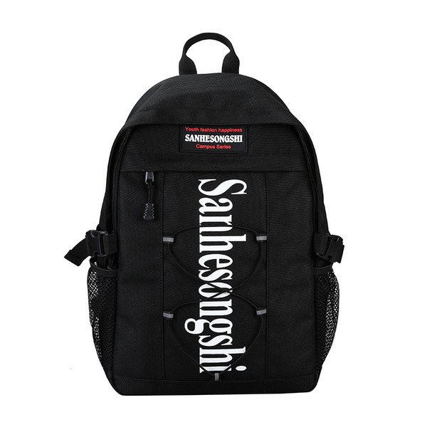 Casual σακίδιο με επιγραφή και τσέπη κατάλληλο για άντρες