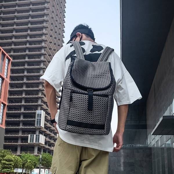 Novi model svakodnevnog muškog ruksaka s džepom i naramenicama