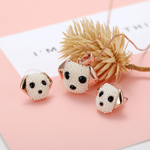 Napi női nyaklánc és fülbevaló szett