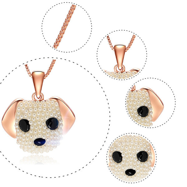 Napi női nyaklánc és fülbevaló szett