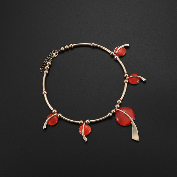 Női alkalmi gyűrűs nyaklánc fülbevaló és karkötő szett