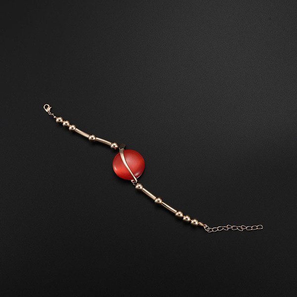 Női alkalmi gyűrűs nyaklánc fülbevaló és karkötő szett