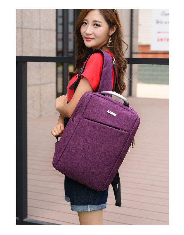 Uus mudel unisex tekstiilist seljakott lukuga