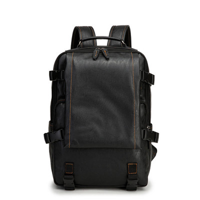 Uue mudeli tõmblukuga ökonahast meeste seljakott