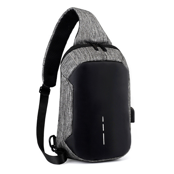 Hétköznapi férfi hátizsák cipzárral és egy pánttal, négy színben