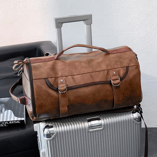 Új modell férfi hátizsák csatokkal és cipzárral