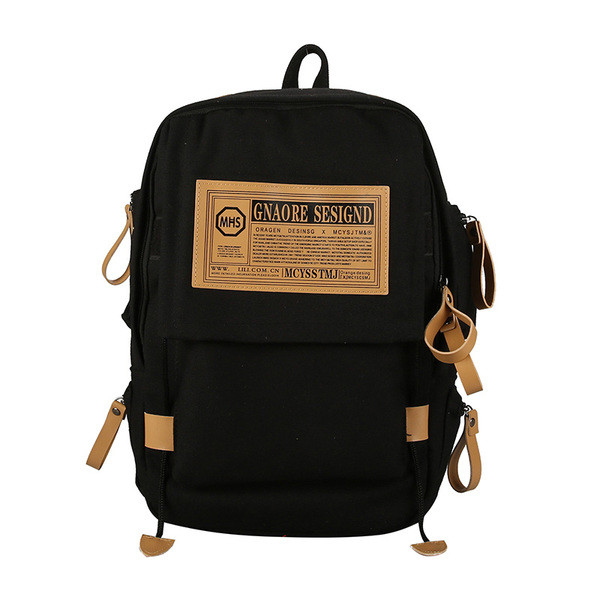 Modern férfi hátizsák pántokkal - retro stílusú