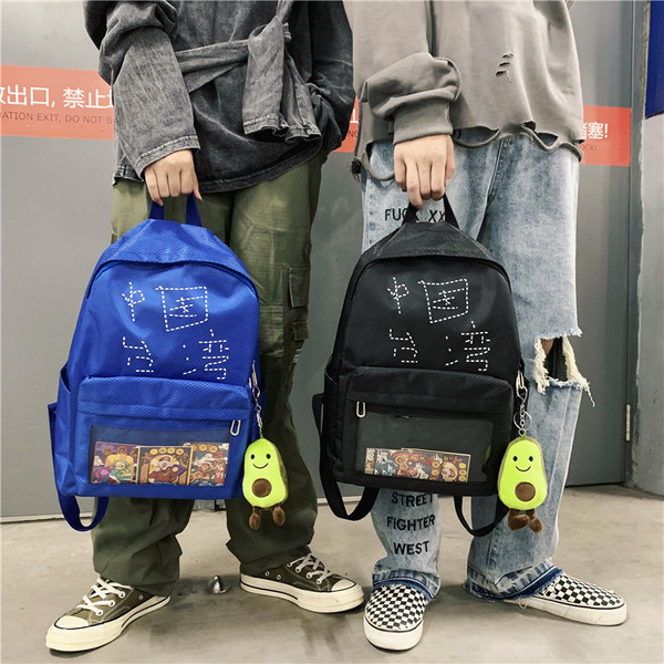 Napi férfi textil utazó hátizsák