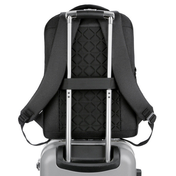 Modern férfi hátizsák laptophoz, cipzárral