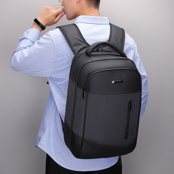 Μοντέρνο ανδρικό σακίδιο με φερμουάρ σε τέσσερα χρώματα