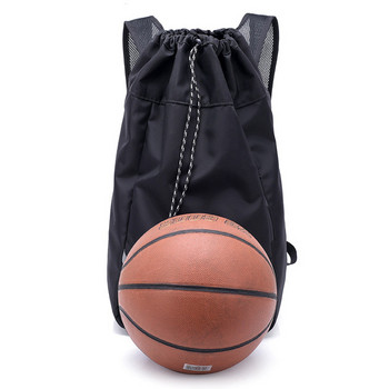 Спортна мъжка раница с широки презрамки в черен цвят
