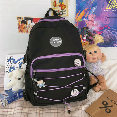 Casual meeste seljakott esitasku ja 3D elemendiga