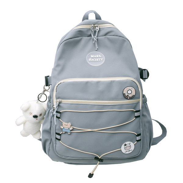 Casual meeste seljakott esitasku ja 3D elemendiga