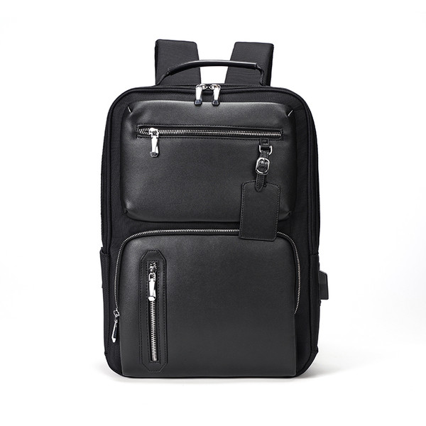 Νέο ανδρικό έκο δερμάτινο σακίδιο με φερμουάρ