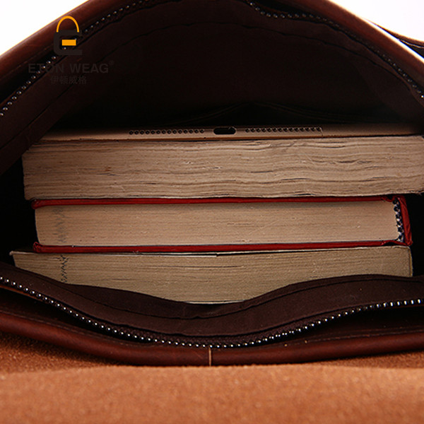 Moodne meeste nahast seljakott pruuni värvi