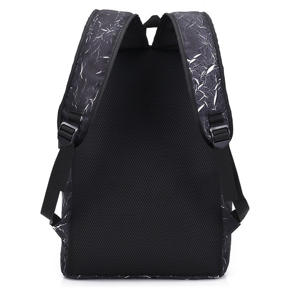 Καθημερινό σακίδιο με σχέδιο και φερμουάρ κατάλληλο για άνδρες και γυναίκες