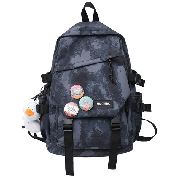 Moodne meeste kamuflaaž-seljakott 3D-elemendiga