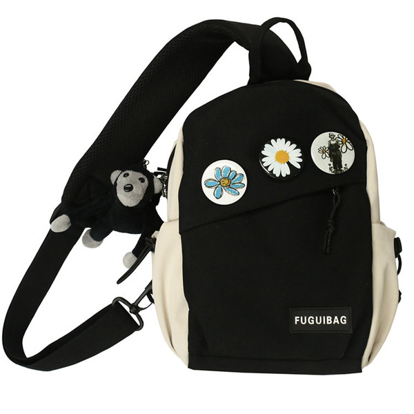 Modern férfi hátizsák 3D elemmel és elülső zsebbel