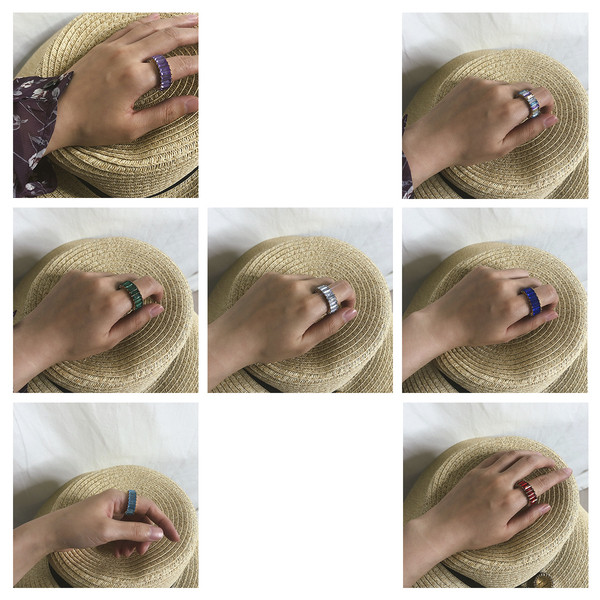 Μοντέρνο γυναικείο δαχτυλίδι φαρδύ μοντέλο