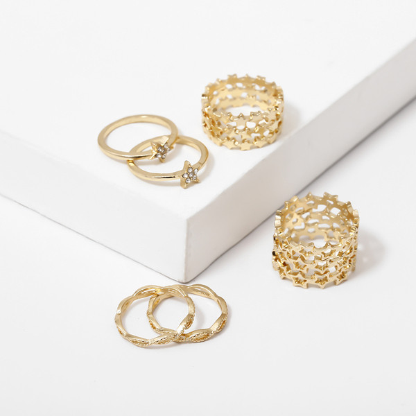 Naiste vabaaja sõrmusekomplekt tavaline mudel