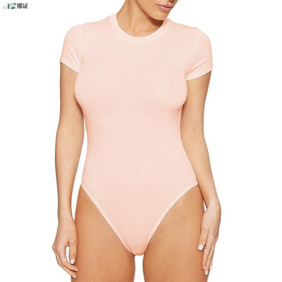 Új női testmodell rövid ujjal és kerek nyakkivágással