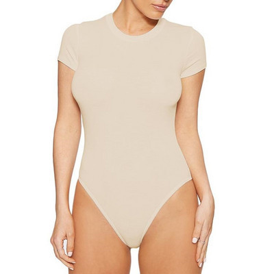 Új női testmodell rövid ujjal és kerek nyakkivágással