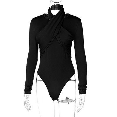 Stílusos női test hosszú ujjú három színben