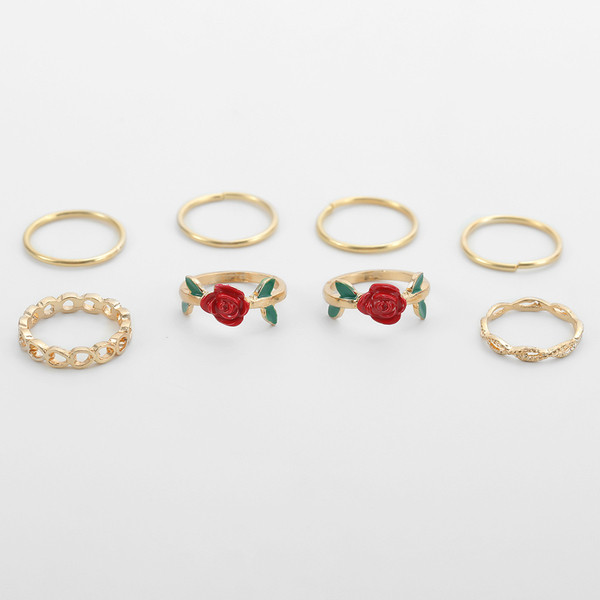 Καθημερινό σετ γυναικεία δαχτυλίδια - κλασικό μοντέλο