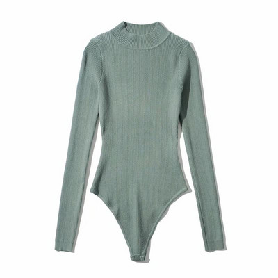 Νέο μοντέλο γυναικείο κορμάκι με ψηλό γιακά και μακριά μανίκια σε διάφορα χρώματα