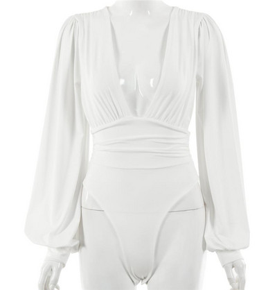 Sügava kaelusega naiste kehapluus