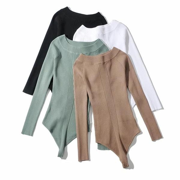 Uus mudel paatkaelusega ja pikkade varrukatega päevakostüüm