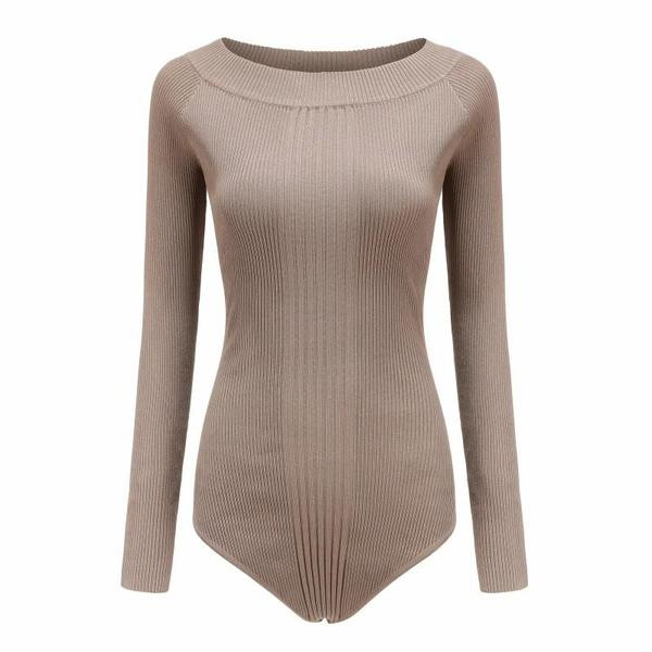 Uus mudel paatkaelusega ja pikkade varrukatega päevakostüüm