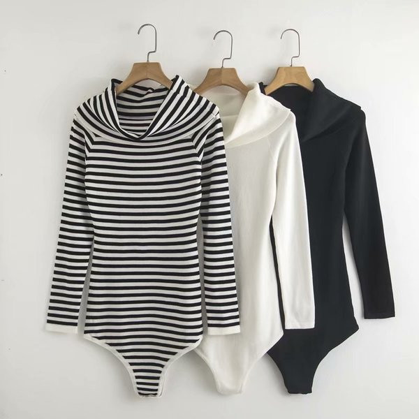 Uus pikkade varrukatega naiste body mudel