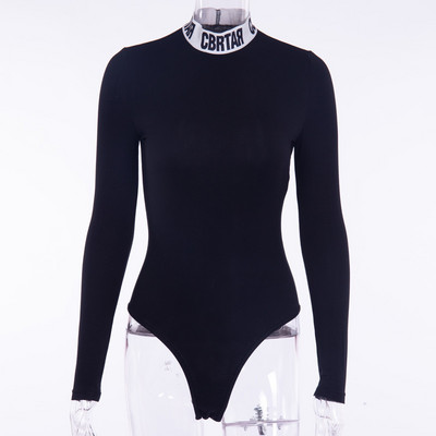 Uus kõrge kaelusega naiste kehamudel musta ja punase värviga