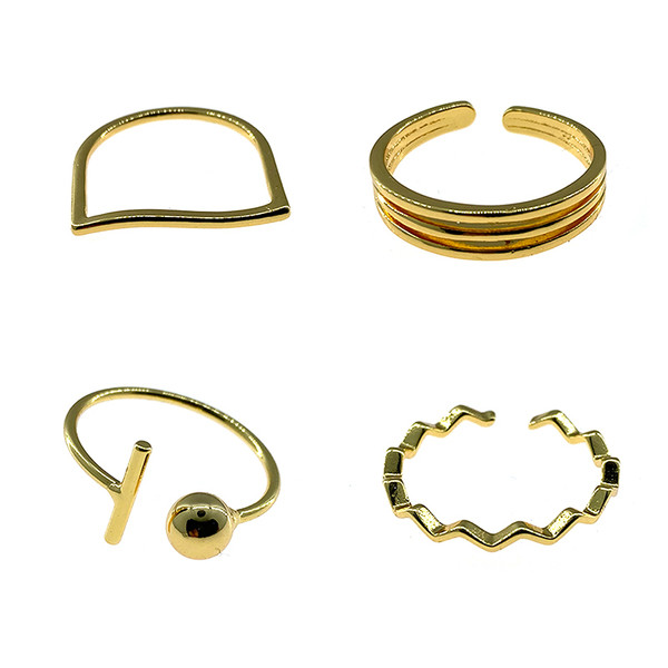 Négy gyűrűből álló női napi szett