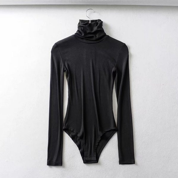 Γυναικείο  κορμάκι κλασικό μοντέλο με ψηλό κολάρο