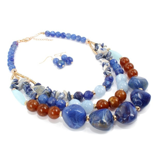 Дамски комплект от колие и обици