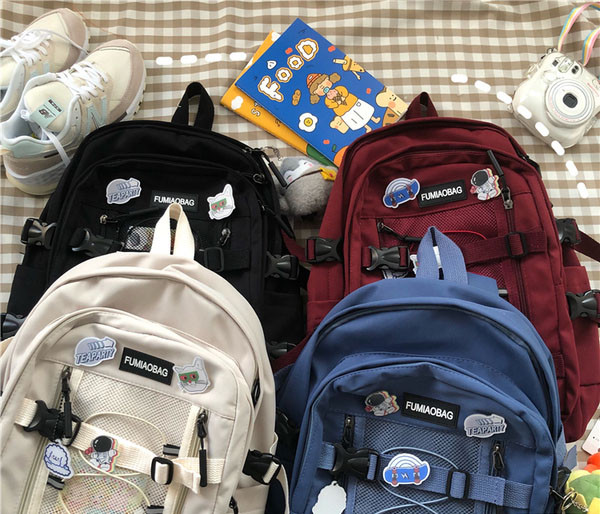 Ежедневна раница с катарами и цип-за мъже и жени