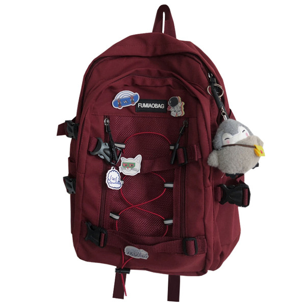 Ежедневна раница с катарами и цип-за мъже и жени