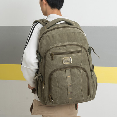 Мъжка спортно-ежедневна раница с външни джобове