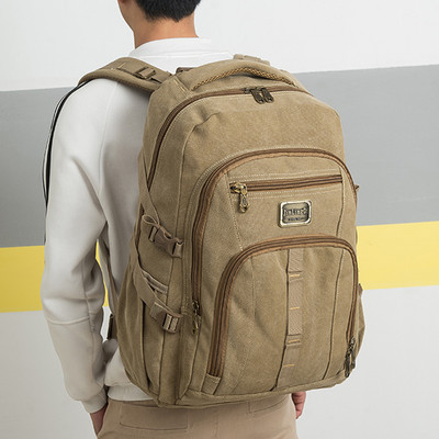 Мъжка спортно-ежедневна раница с външни джобове