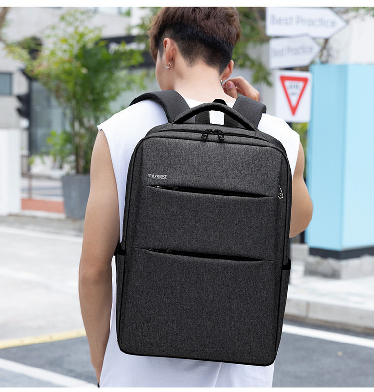 Мъжка раница с цип подходяща за компютър - няколко модела