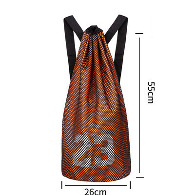 Спортна мъжка раница с мрежа и апликация