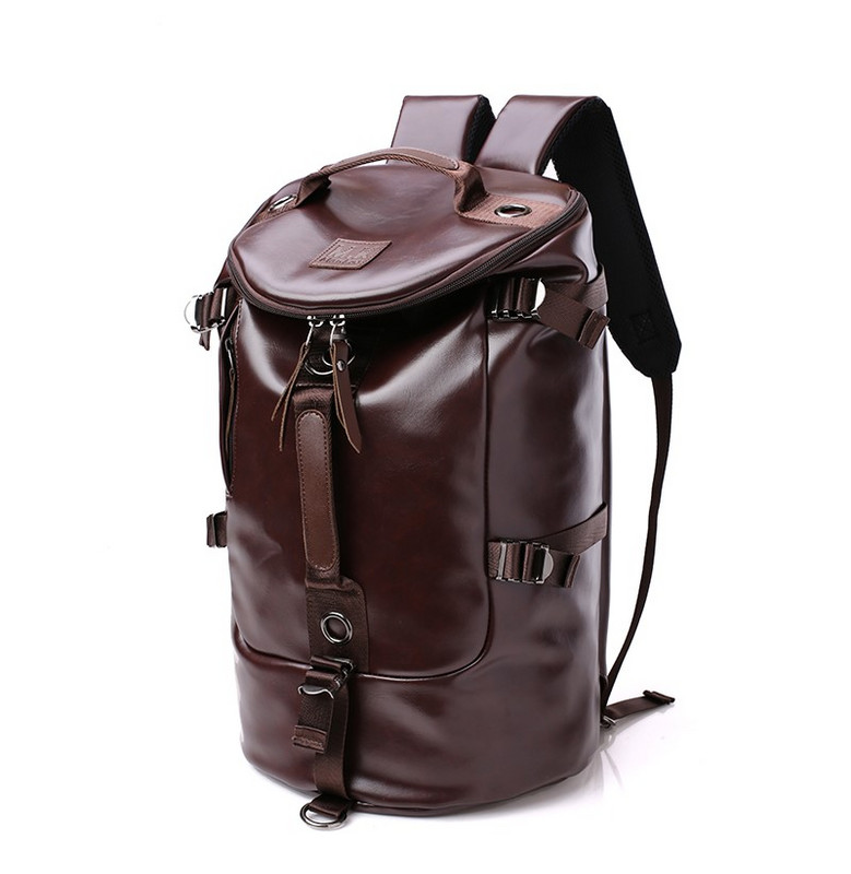 Актуална мъжка раница - обемиста, тип сак с меки презрамки