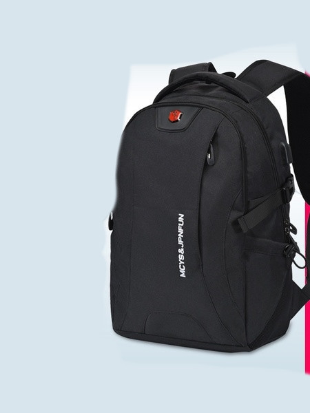 Мъжка ежедневна раница с джоб и цип в няколко цвята