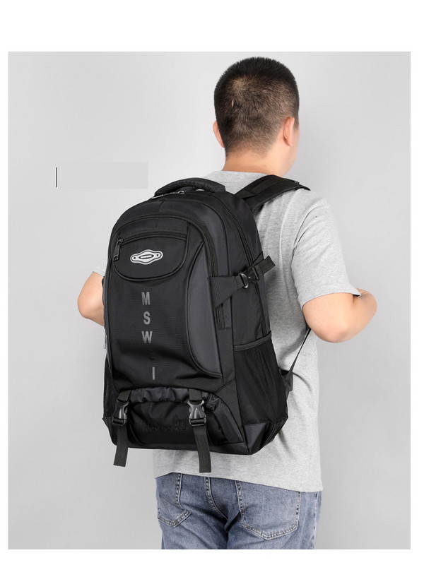 Нов модел мъжка раница с широки презрамки-подходяща за път